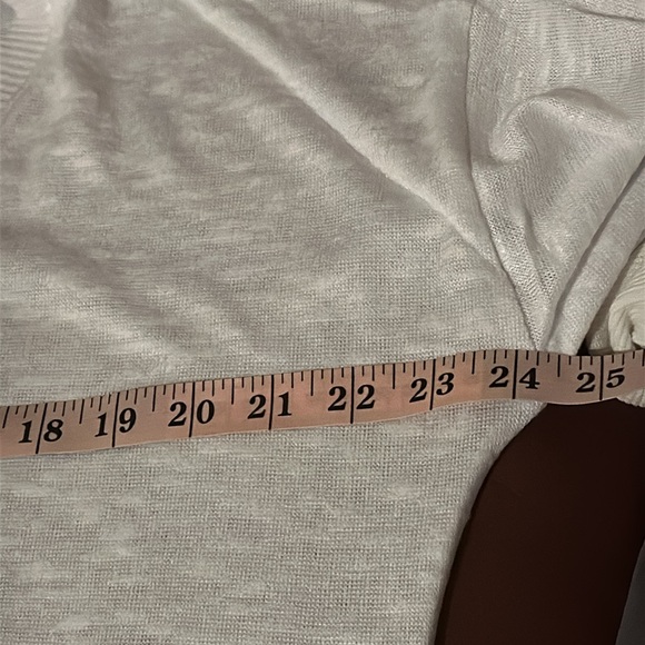 Style & Co bright white V-neck pullover sweater size Medium - Picture 4 of 4